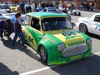 Mini Cooper racing in LA