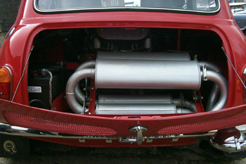 Mini Cooper S with twin engines