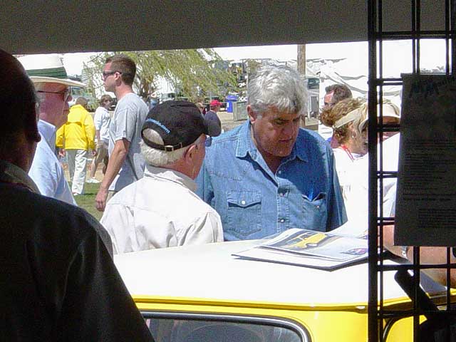 Jay Leno and Don Racine