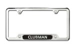 Mini Clubman License Plate Frame - Polished