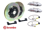 BREMBO GT FRONT BIG BRAKE KIT SLOTTED SILVER - MINI COOPER AND S