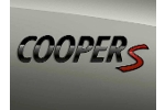 Mini Cooper Black 'Cooper S' Rear Emblem Badge OEM Gen3 Countryman 03/2018+