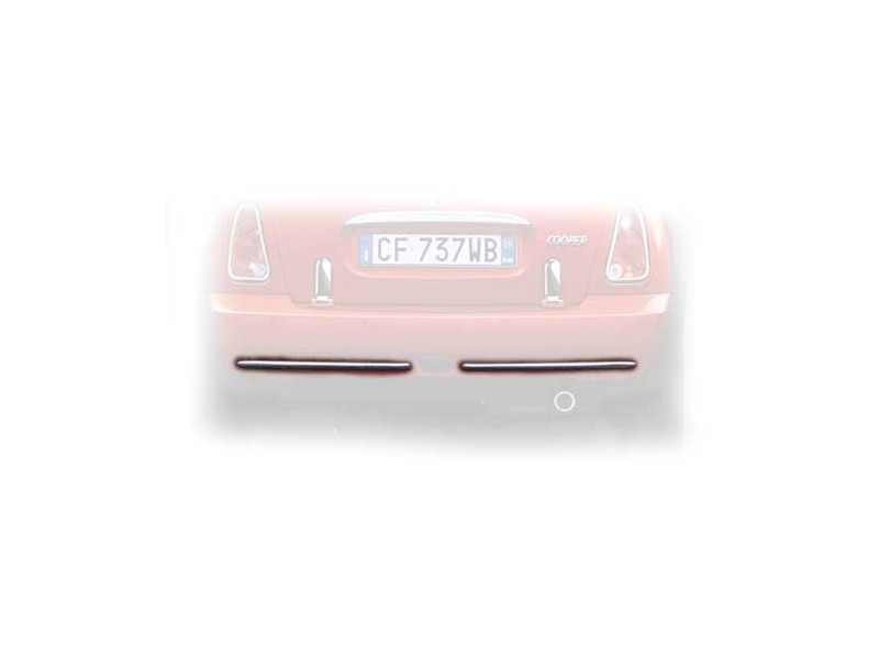 Bmw mini rear bumper chrome trim #6