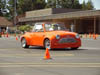 Mini Cooper Roadster at speed