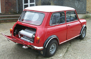 2 engines in a Mini Cooper S