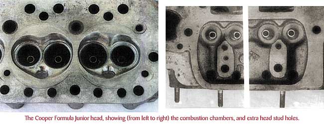 Mini Cooper small bore cylinder head