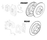 Mini Cooper Jcw Front Brake Rotor Drilled Slotted Gen2 R55-r59