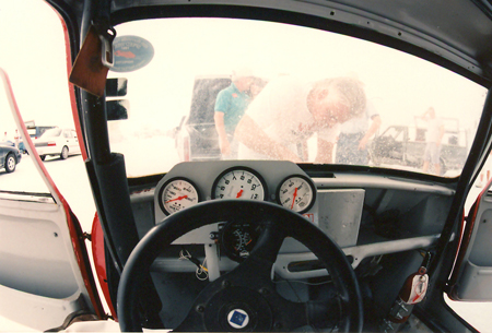 Fisheye Interior of Mini Cooper