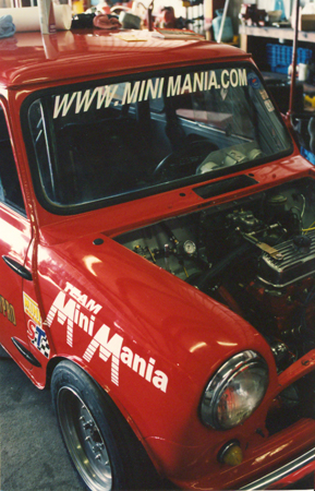 Mini Cooper with Weber Carb
