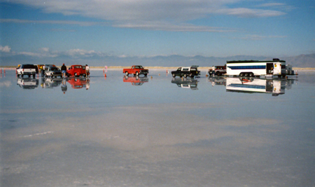 Salt Flats are wet