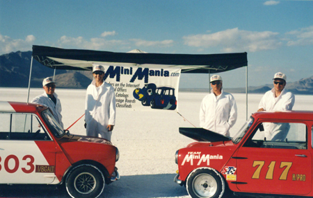 Team Mini Mania at the Salt Flats