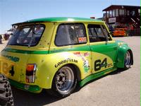 Mini Mania Sponsored MINI competing in 2010 SCCA race