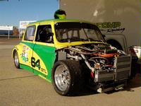 Mini Mania Sponsored MINI competing in 2010 SCCA race