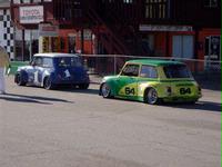 Mini Mania Sponsored MINI competing in 2010 SCCA race