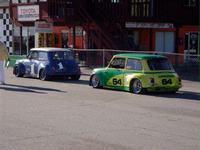 Mini Mania Sponsored MINI competing in 2010 SCCA race