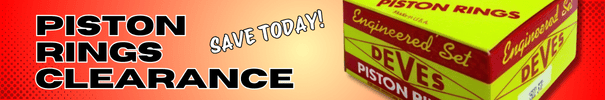 Deves Piston Rings Clearance Sale