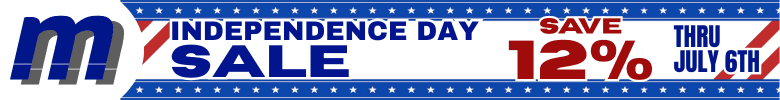 Save 12% Sitewide thru July 6th