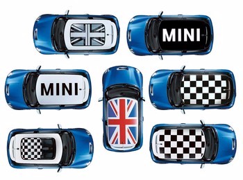 Mini Cooper OEM Roof Decals