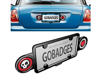 Mini Cooper Dual Badge Holder for license Plate