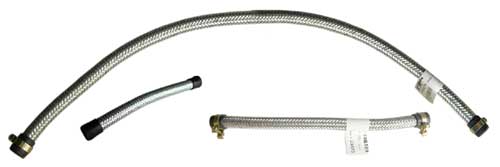 MMKT0032 Classic Mini Braided Fuel Gas Lines Su Hif4 Hif38 Hif44 One Tank Kit