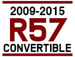 MINI R57 Convertible: 2009, 2010, 2011, 2012, 2013, 2014, 2015