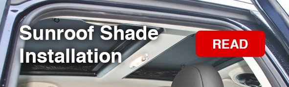 MINI Cooper Sunroof Sunshade Installation