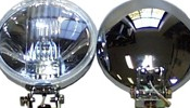 Classic Austin Mini Chrome Spotlight Driving Lights Pair