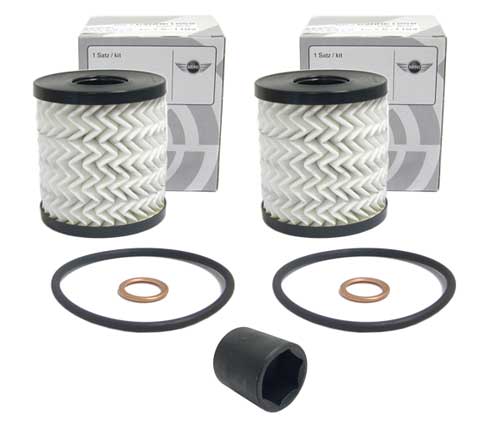 MINI Cooper OEM Oil Filters and Sockets Kits