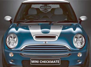 Mini Cooper Silver Bonnet Stripes for R50, R52, R53