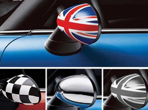 Mini Cooper OEM Mirror Covers Upgrade