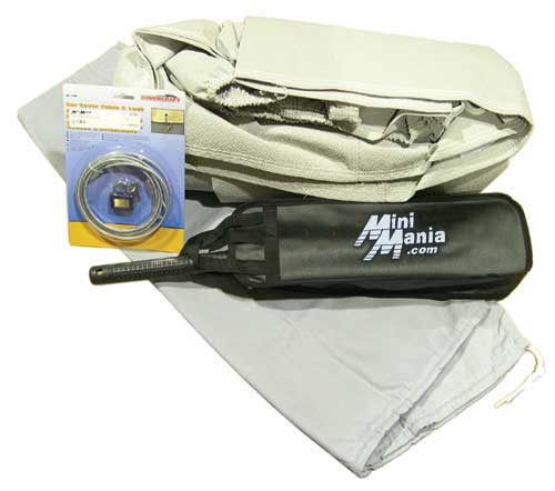 Car Cover with Lock and Oversized Duster Perfect for Mini Fanatics