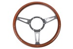 Classic Austin Mini Cooper Mountney Wood Rim Steering Wheels 13 Inch Semi Dished