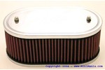 K&n Oval Air Filter For For 40 & 45 Dcoe Weber Carb 9x3.25