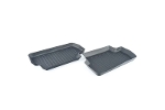 Floor Liner Set Rear All-weather Black OEM | Gen3 MINI Cooper &amp; S Hatchback (2014&plus;)