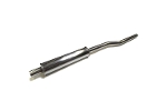 Exhaust Downpipe w/ Silencer Stainless LCB to Muffler Millenium | Classic Mini