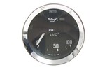 Classic Mini black oil pressure gauge 0-100 PSI electrical