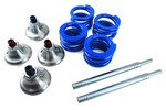 Classic Austin Mini blue coil spring kit with built in HI/LO billet aluminum