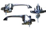 Classic Mini MKIII & MIV 3-Piece Exterior Chrome Handle Kit