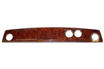 Dashboard Wood - 2 Clock Burl Walnut Right Hand