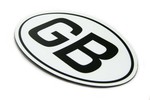 MAGNETIC DECAL HD VINYL 5 X 3.25 INCHES - GB MINI COOPER