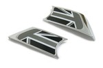 OEM Side Marker Scuttle Insert Black Jack Pair compatible with MINI Cooper Cooper S Gen2,,,, 