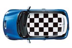 Roof Graphic Checkered Flag Black - Mini Cooper & S