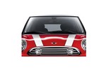 Bonnet Stripes Vinyl White w/ Black Border OEM | Gen2 MINI Cooper &amp; S (2007-2015)