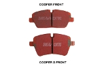 MINI Cooper, Cooper S EBC REDSTUFF PERFORMANCE CERAMIC REAR BRAKE PADS Clubman, Hardtop, Convertible, Coupe, Roadster