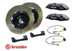 BREMBO GT FRONT BIG BRAKE KIT DRILLED BLACK - MINI COOPER AND S