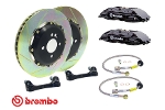 BREMBO GT FRONT BIG BRAKE KIT SLOTTED BLACK - MINI COOPER AND S