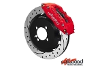 WILWOOD DYNAPRO 6 FRONT BIG BRAKE KIT RED DRILLED SLOTTED - MINI COOPER & S