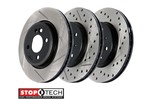 Stoptech Brake Rotor for Gen2 MINI Cooper Countryman and Paceman | slotted, drilled and drilled slotted