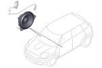 OEM Harman Kardon Standard Front & Rear Midrange Speaker MINI Cooper Cooper S Gen2