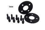 MINI Cooper, Cooper S Wheel Spacer 5mm w/ Black Bolts Gen2,,,,